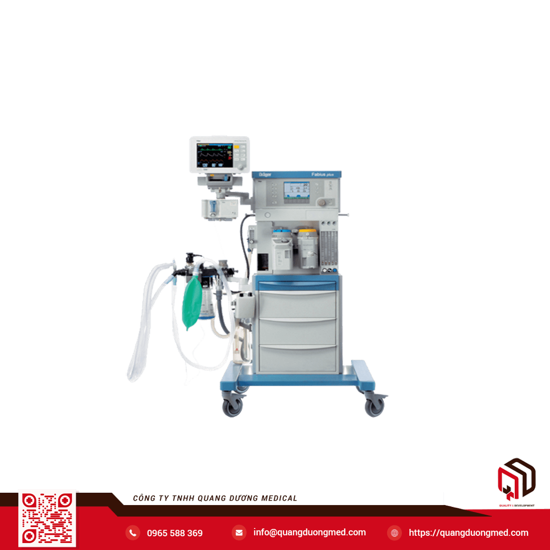 MÁY GÂY MÊ KÈM THỞ MODEL FABIUS PLUS